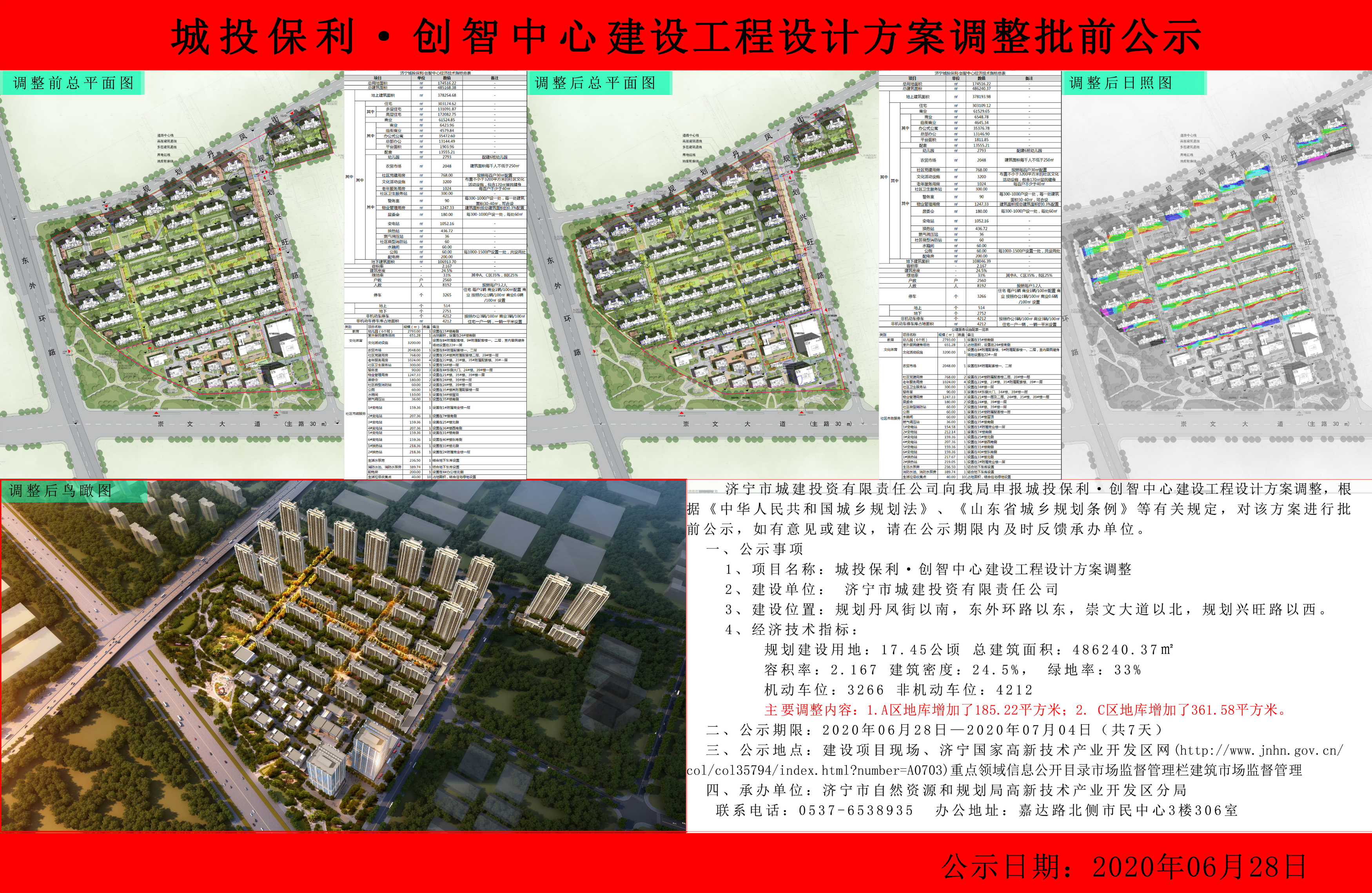济宁高新区管委会 建筑市场监管 城投保利·创智中心.